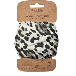 Karma Wide Headbands Leopard Animal Print Headband Tribal Print